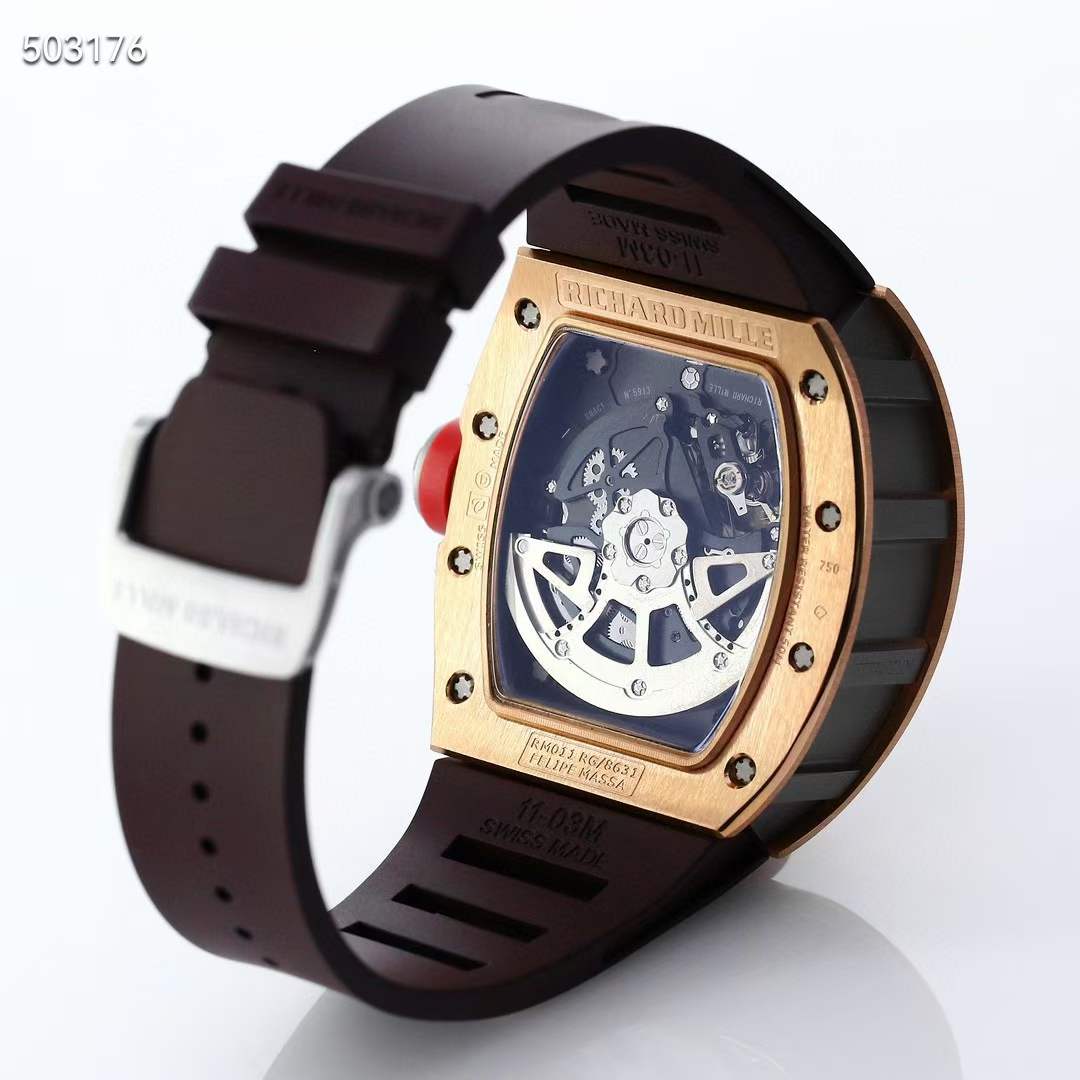 리차드밀 2023 RM011 FM 브라운스트랩 시계 워치